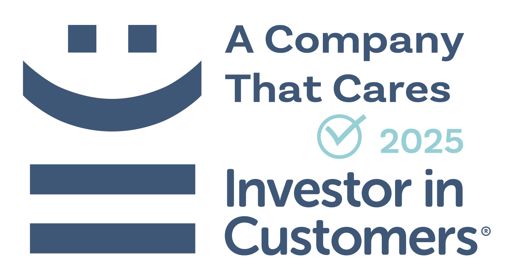 Investor in Customers - A Company That Cares logo 2025