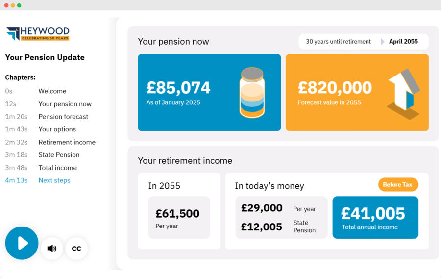An example of Video Engage DC 