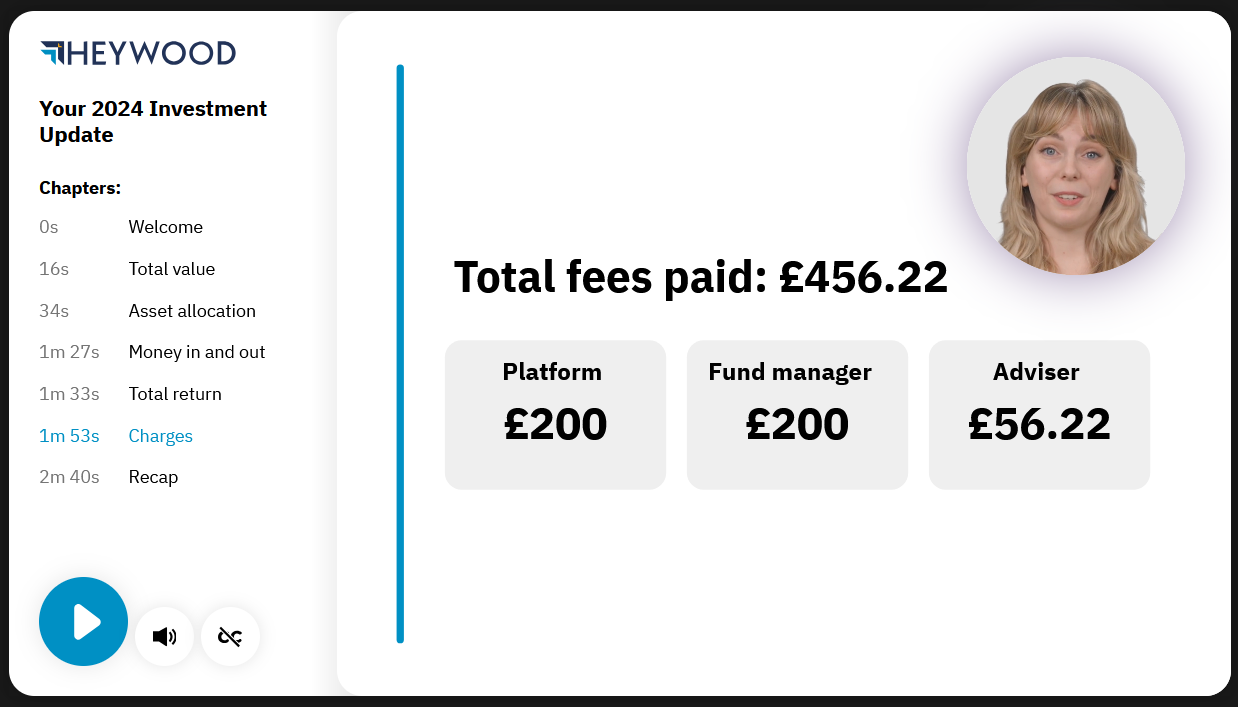 Example of a screen showing clear values Example of a screen showing clear values